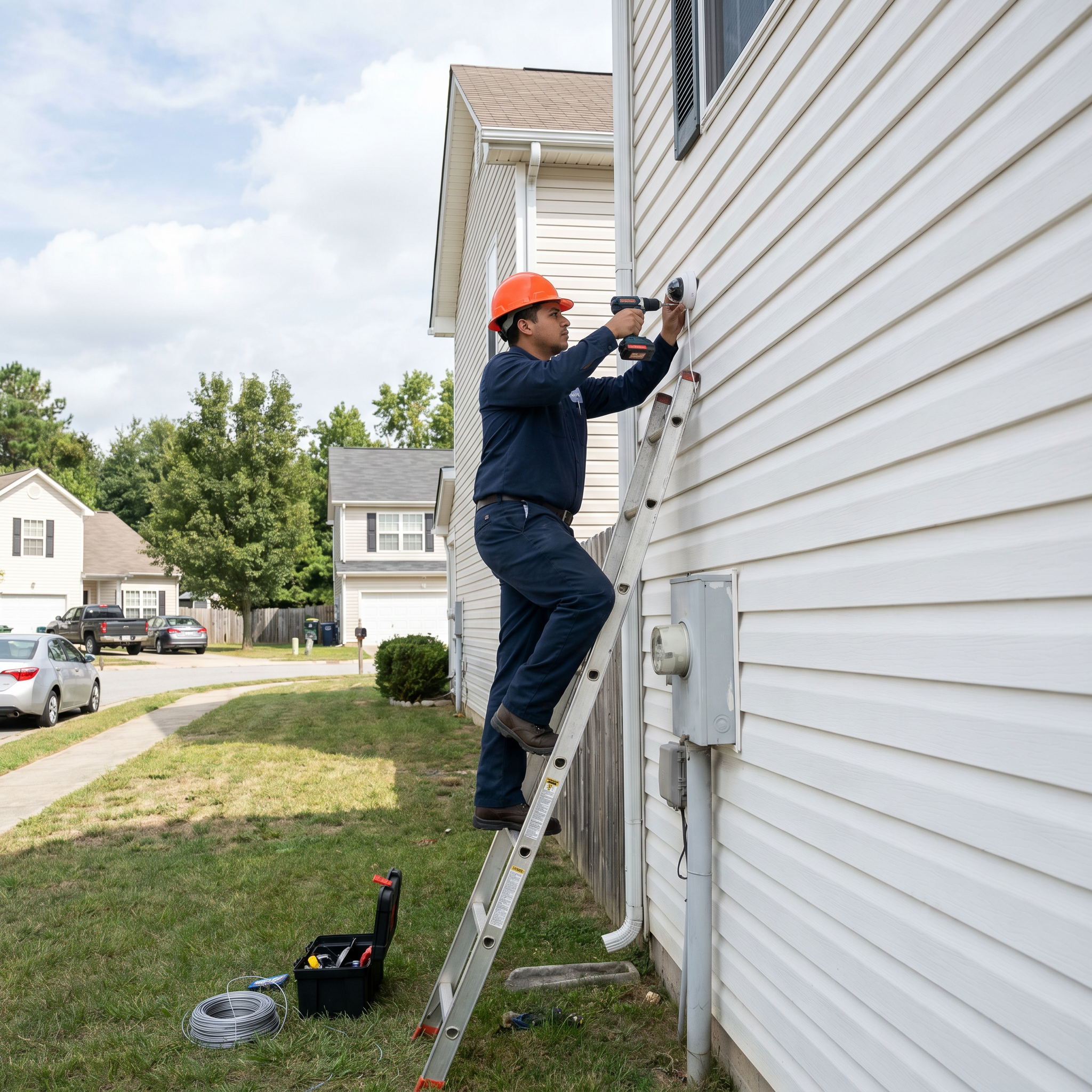 Home security service banner